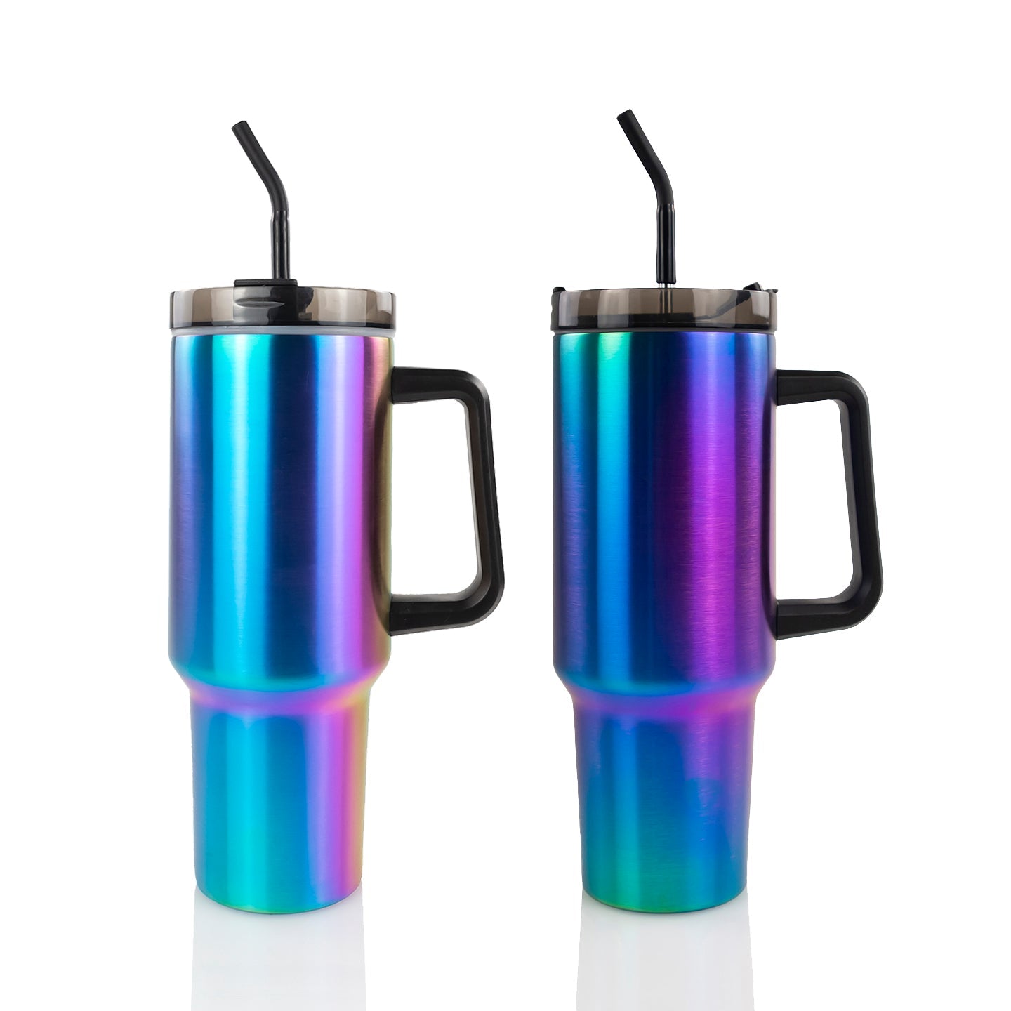 40 OZ Tumbler w/ handle- ELECTROPLATED