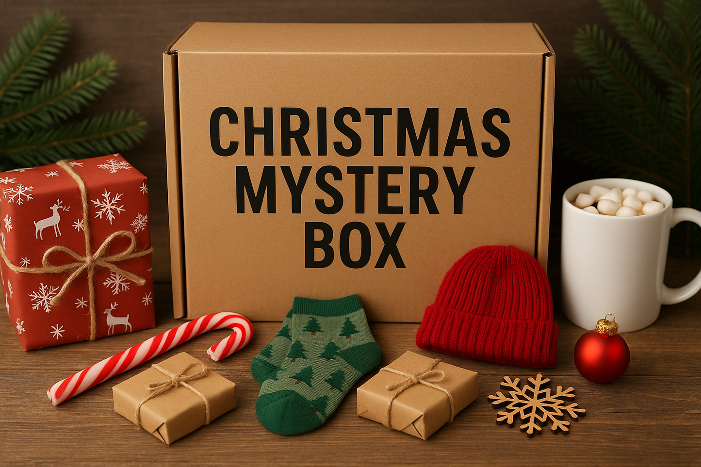 CHRISTMAS MYSTERY BOXES- Multiple sizes- LIMITED QUANTITIES