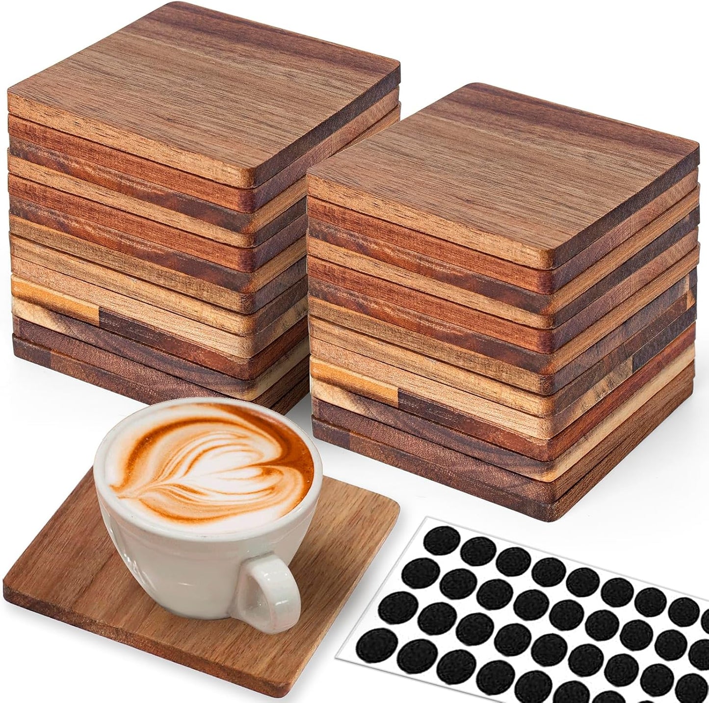 5-pack custom engraved coasters