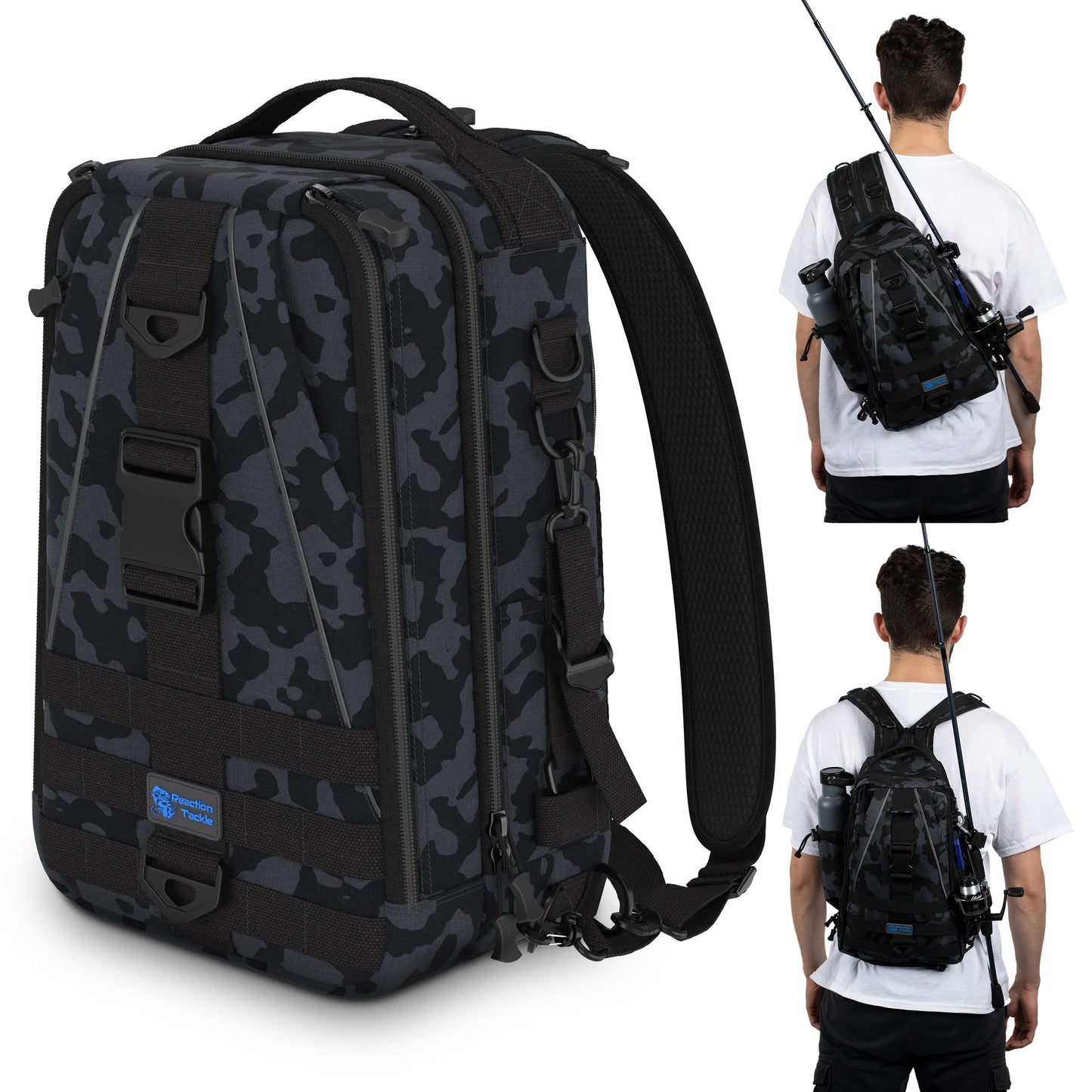 Reaction Tackle Fishing Tackle 2-in-1 Sling Bag/Backpack