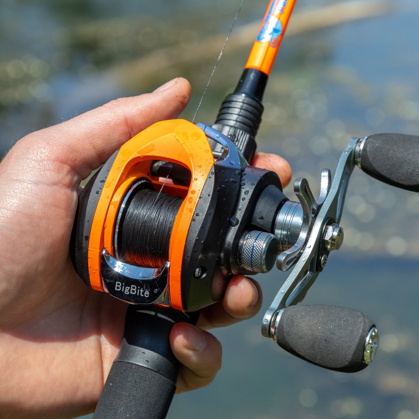 Reaction Tackle Fishing Rod and Baitcasting Reel Combo - Big Bite - NEW