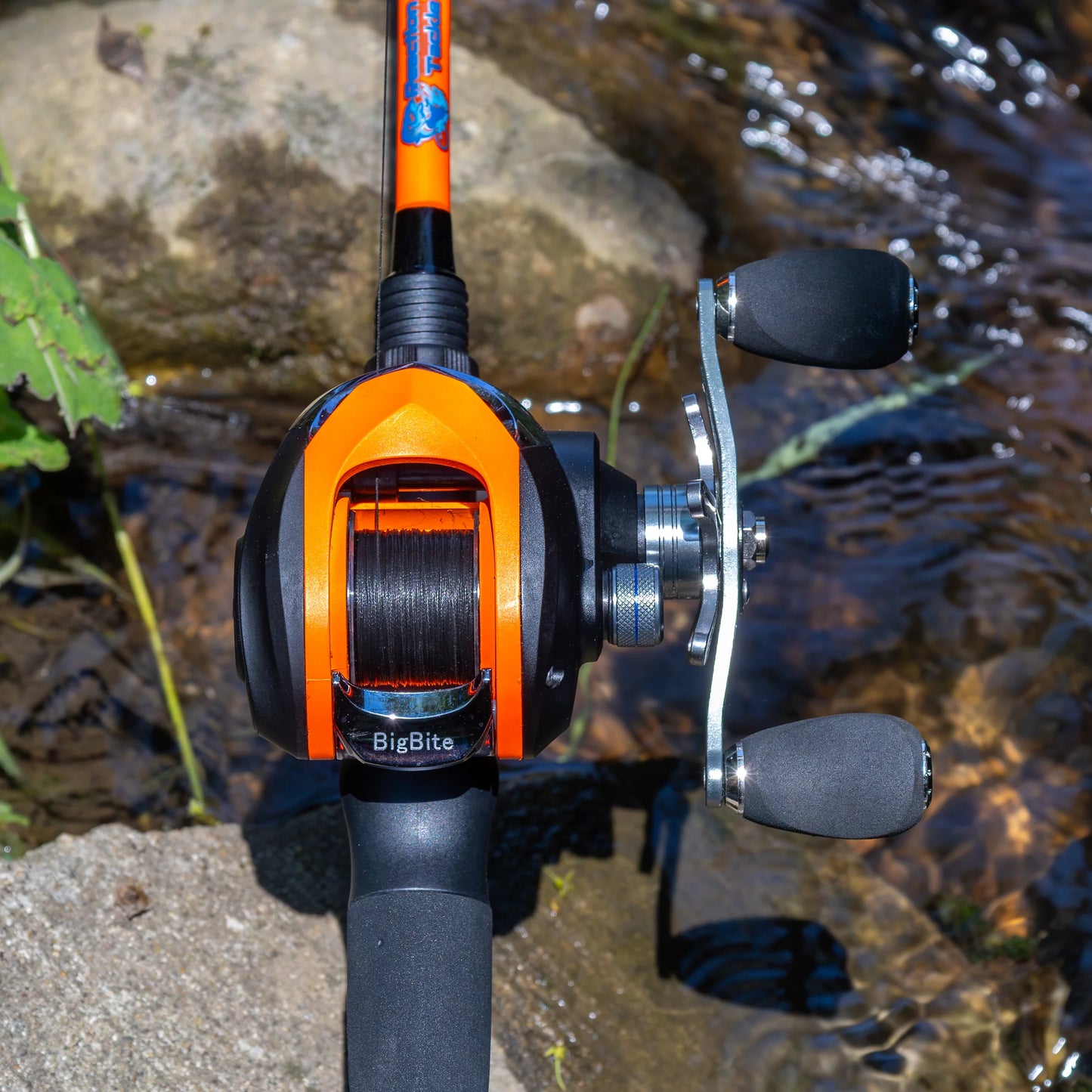 Reaction Tackle Fishing Rod and Baitcasting Reel Combo - Big Bite - NEW