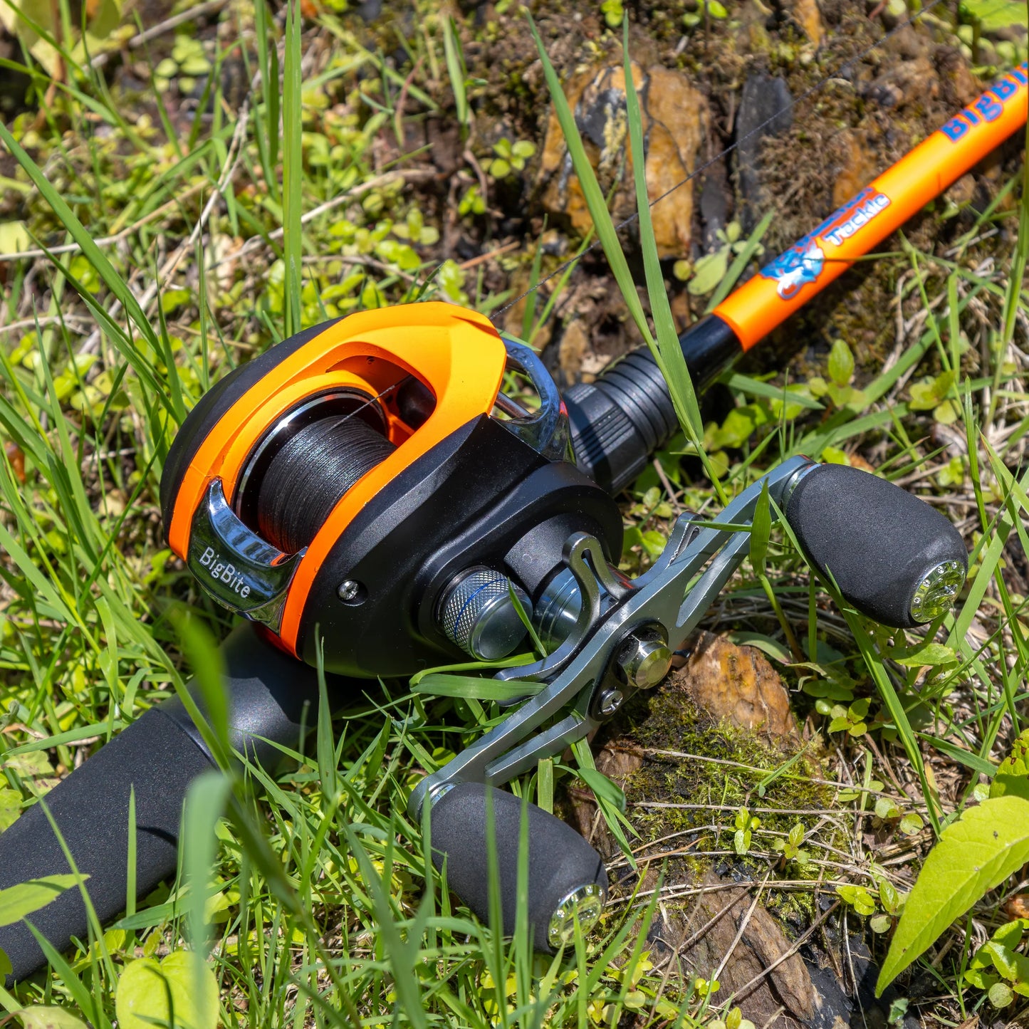 Reaction Tackle Fishing Rod and Baitcasting Reel Combo - Big Bite - NEW