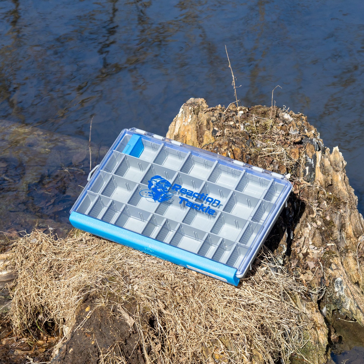 Reaction Tackle Ultra Elite Tackle Tray- Water Resistant with Single Clip Design