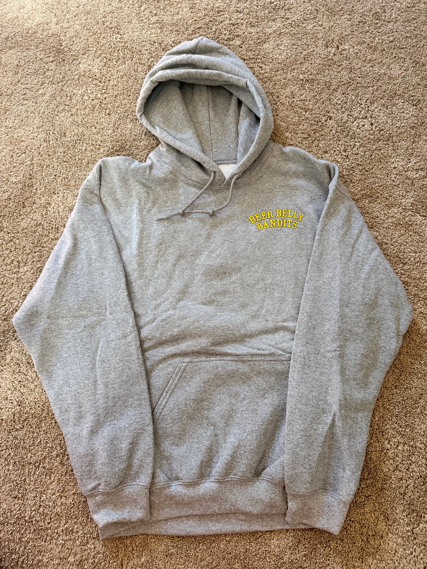 Beer Belly Bandits Hoodies- Grey