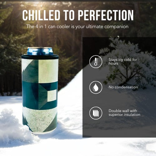 4 in 1 Can Cooler Combo- WHITE