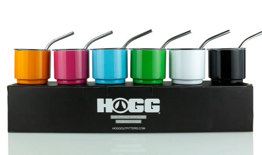 4 oz Shot Glasses- Assorted Colors- set of 6