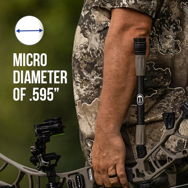 ELITE CARBON MICRO STABILIZER KIT 8/10"- Black