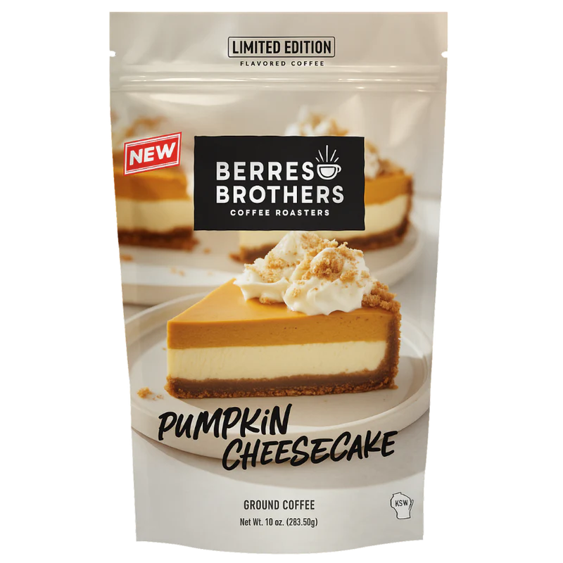 Limited Edition Pumpkin Cheesecake Flavored Coffee- 10oz, Regular, Ground