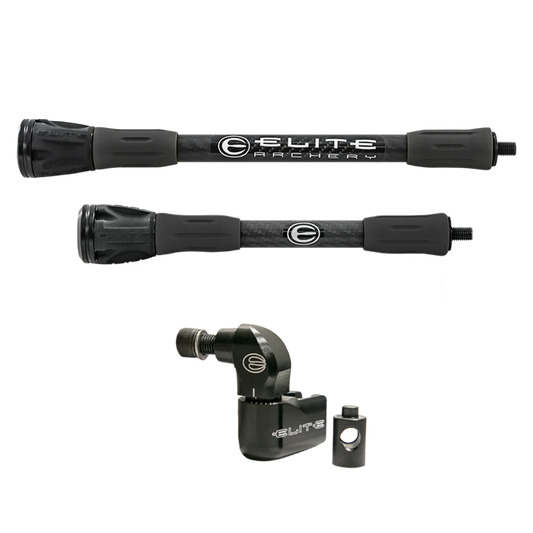 ELITE CARBON MICRO STABILIZER KIT 8/10"- Black