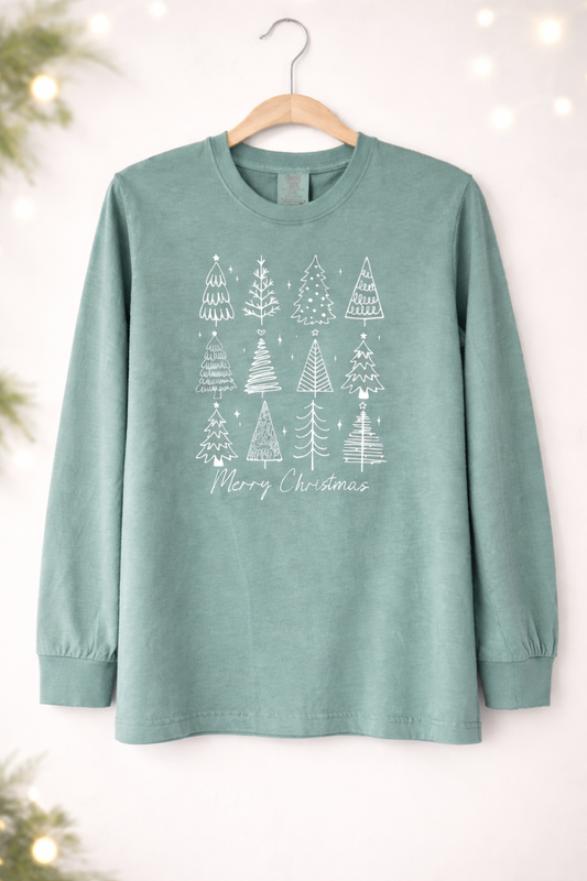 Merry Christmas Long Sleeve Tee